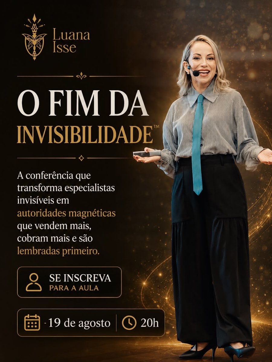 Luanaisse's tweet photo. Procuro empresários e especialistas que querem sair da invisibilidade digital para participar dessa aula, no dia 19 de agosto, às 20h.

Entre no grupo para receber o aviso: https://t.co/j7tIKRqeiA https://t.co/gdqCeov3Qh