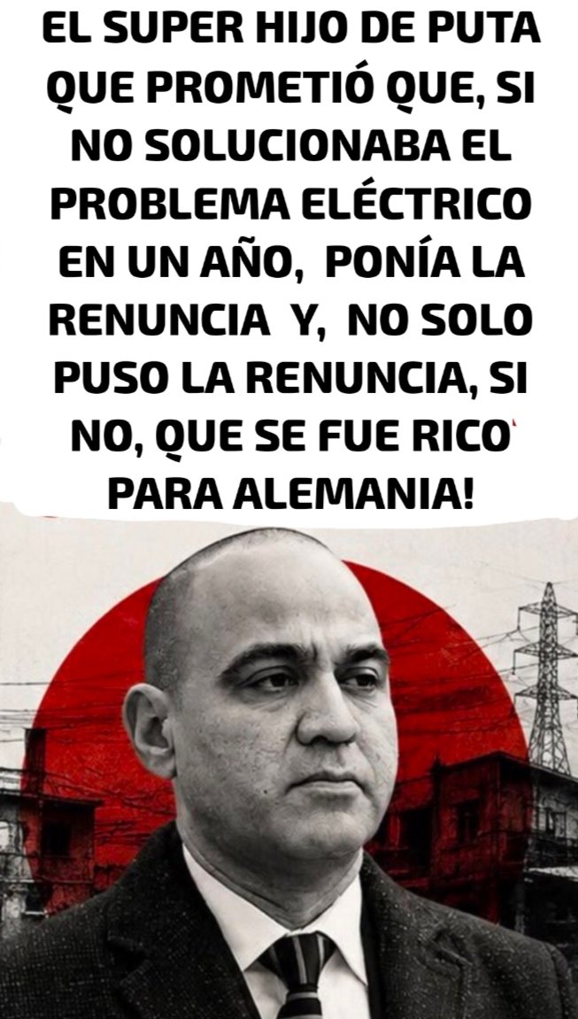 cecoronel's tweet photo. Otro "Super niño" amiguito de @delcyrodriguezv que se hizo super rico con el problema eléctrico!
Por HDP como este, Delcy te pide ahora sacrificios!👇👇👇👇👇👇👇👇👇👇 https://t.co/EtXTyKYTwF