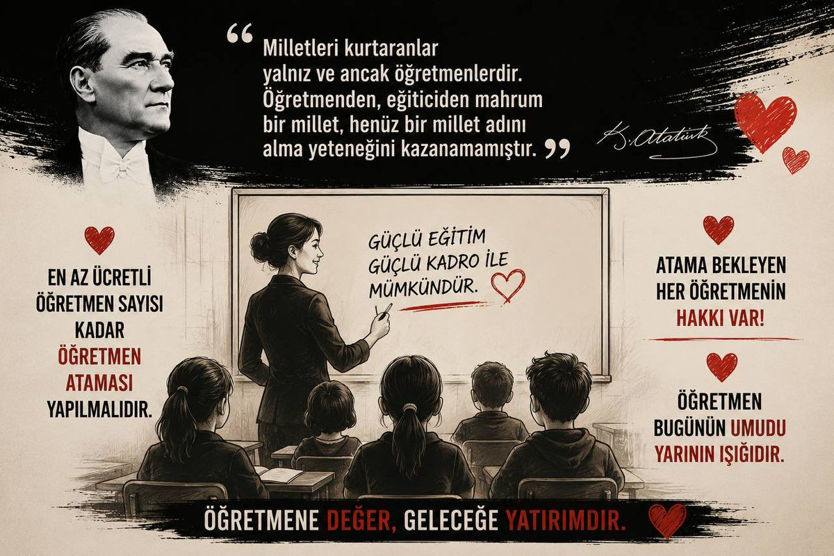 yusuf_s_c's tweet photo. #MebAGS50Bin öğretmen ataması öğretmenlerin talebidir. https://t.co/V1NuykXmvg