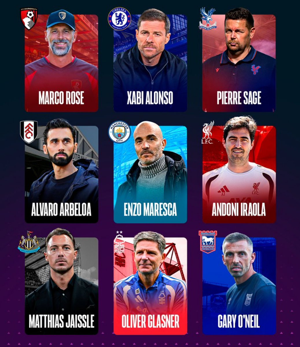 BayseSports's tweet photo. There will be NINE new managers in the Premier League next season https://t.co/U6v6TZvPSH