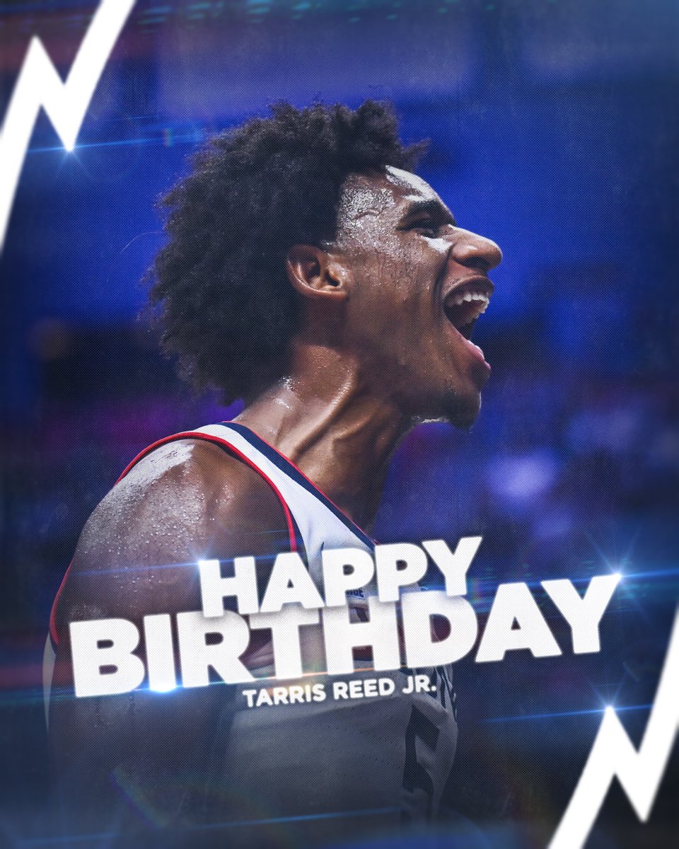 UConnMBB's tweet photo. HBD to our guy @TarrisReedJr 🎂🎉 https://t.co/Ihh7aOahMs