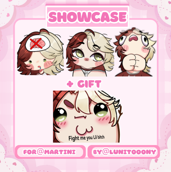 ItsLuniLabs's tweet photo. JUST finished  emotes for 
@/magical_martini  
they turned out so cute >-< https://t.co/kEkkoTpleO