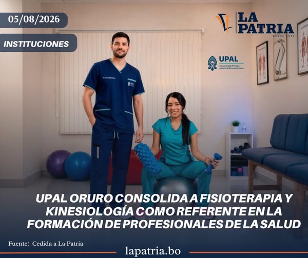 LaPatriaDigital's tweet photo. La carrera destaca por su moderna infraestructura, amplia formación práctica, profesionales exitosos y un modelo educativo centrado en la excelencia académica y el compromiso social.
Lee más aquí:https://t.co/PX47F2Zgf0
#Oruro #UPAL #fisioterapia #Universidad https://t.co/OOeRL99dgO