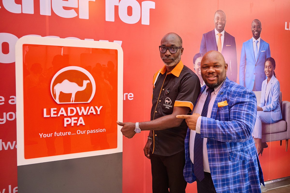 LeadwayPFA's tweet photo. Thank you for celebrating this milestone with us. Cheers to new possibilities, continued excellence, and helping you secure a brighter financial future.🥂🧡

#LeadwayPFA  #YourFutureOurPassion https://t.co/up3sqyT7N7