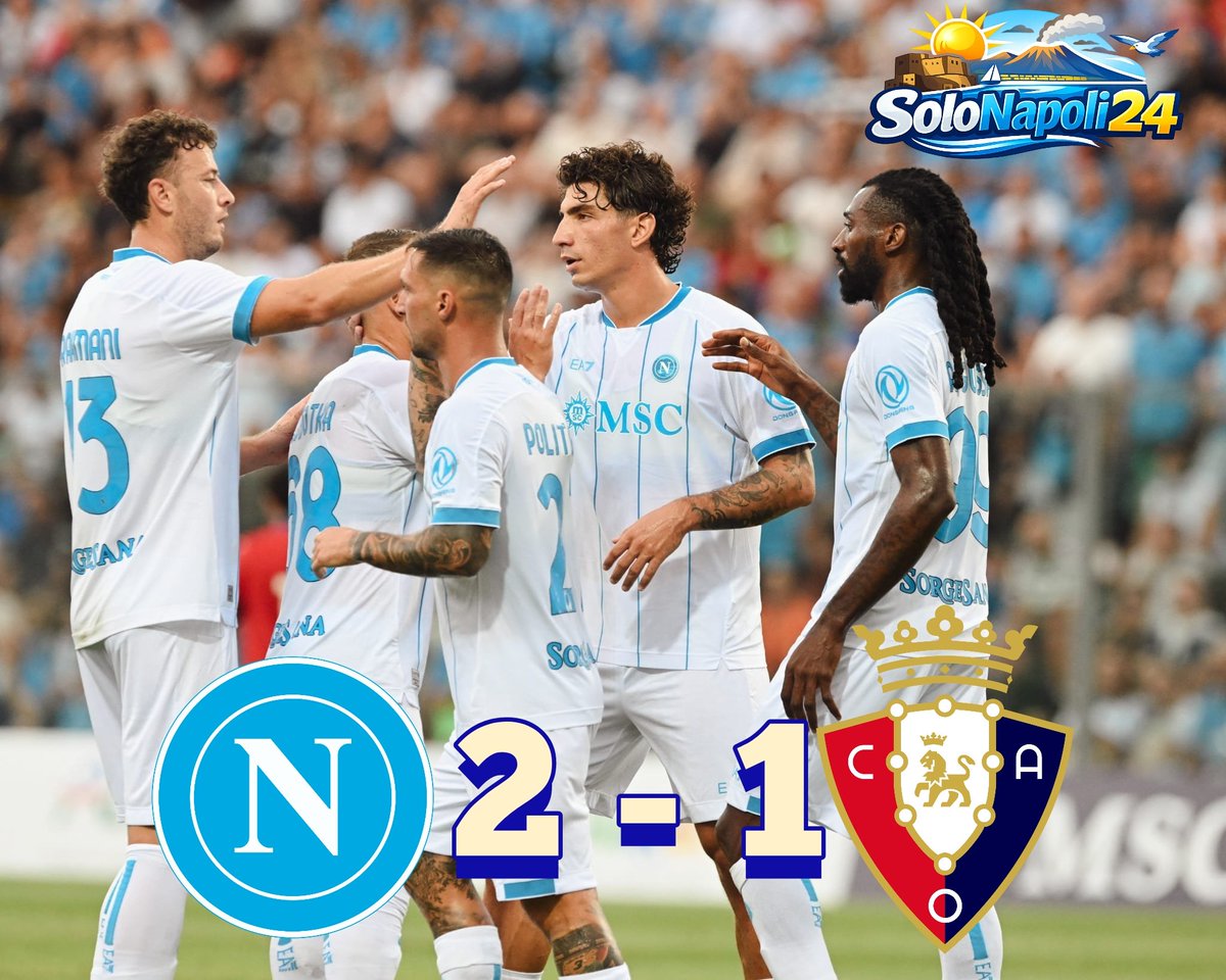 pincopallino226's tweet photo. #NapoliOsasuna 2-1 Finale
#ForzaNapoliSempre #FNS 💙
@brunosiciliano7 @TolliVincenzo @bastioniazzurri @DiegoDeLucaX @Carloalvino @molarolandia @annatrieste @peppeiodice1 https://t.co/71IKSIO2u2