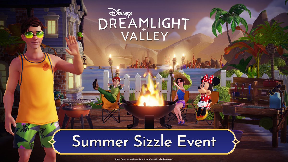 DisneyDLV's tweet photo. We're bring the sizzle back to the Valley! 🌞

From August 5 to August 18, complete mini-quests, search for Marshmallows, and make tasty treats to share and enjoy for exclusive rewards, including the first-ever dock building kit! 

See the blog for details. https://t.co/xllswvBL3o