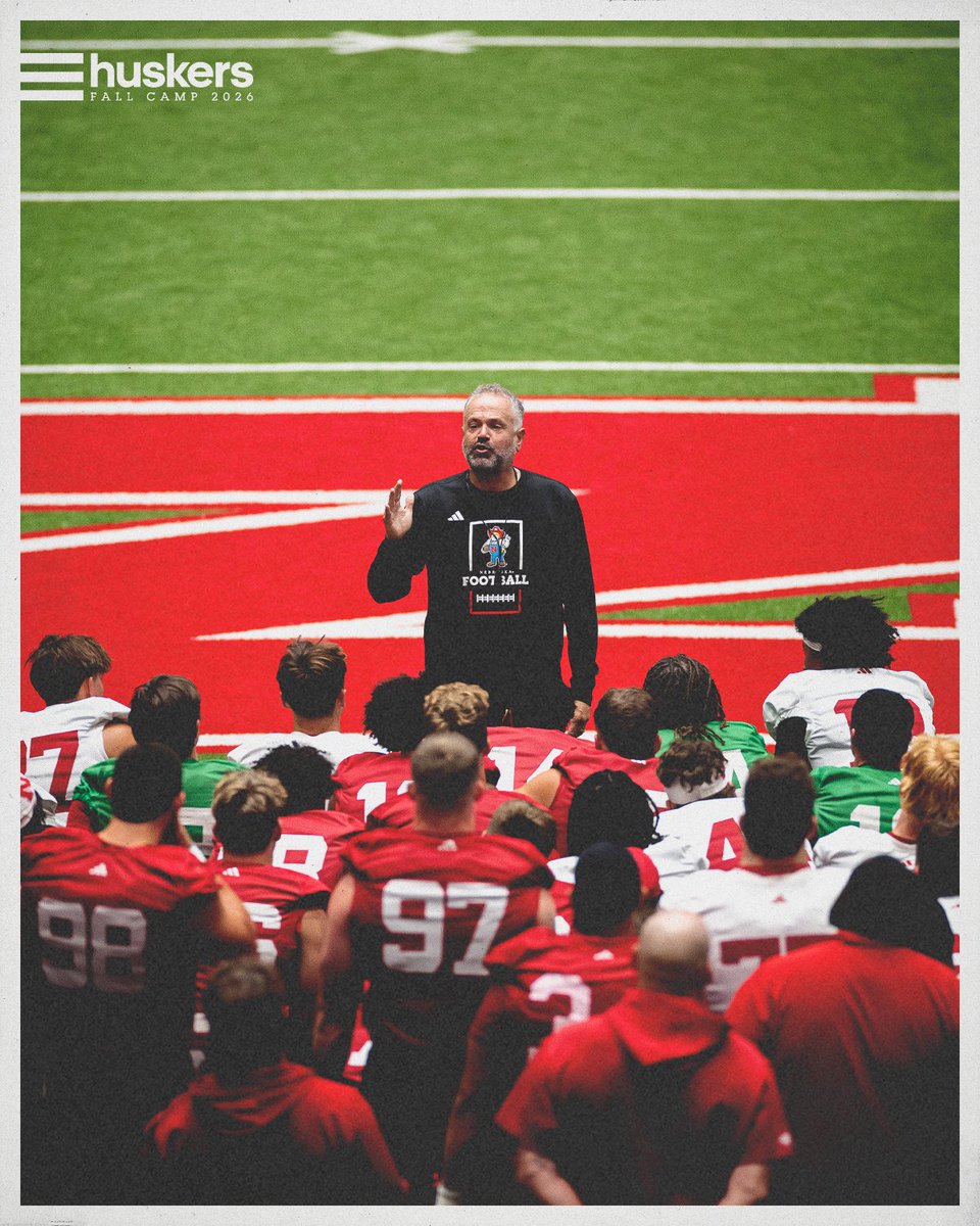 HuskerFootball's tweet photo. We’re Back 😤 https://t.co/oGOa8fDDln
