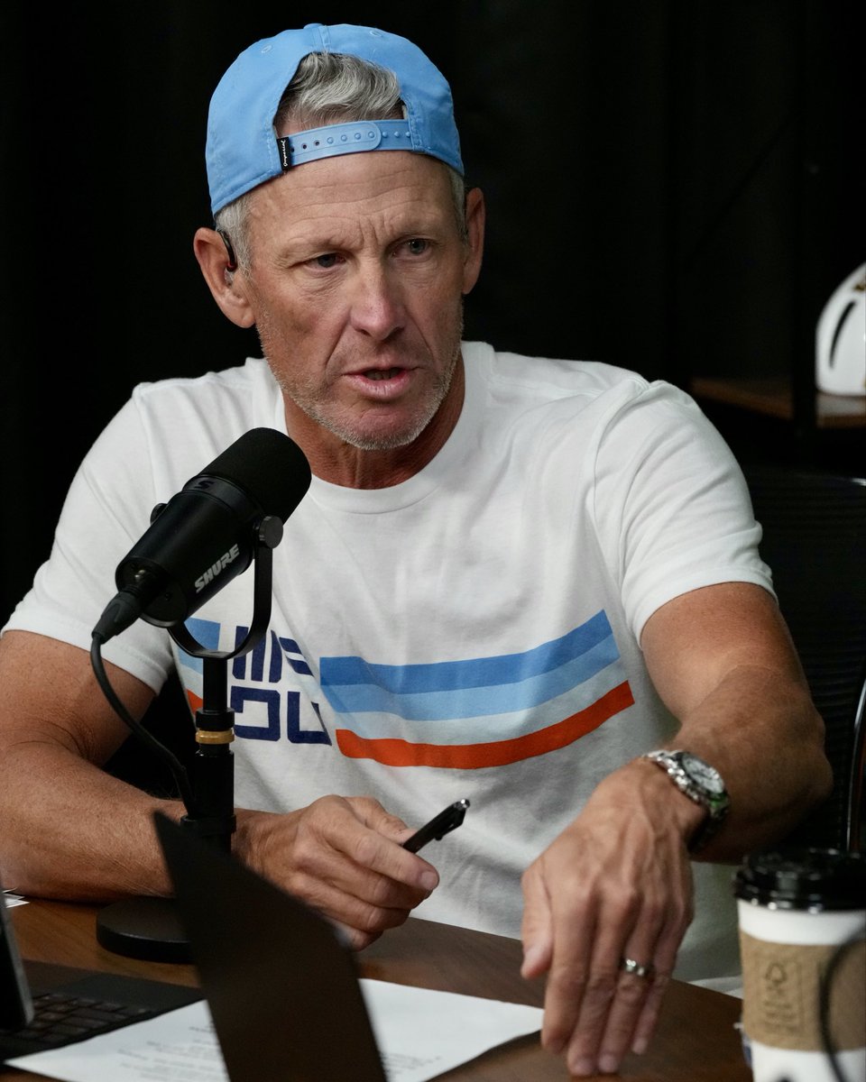wedusport's tweet photo. THEMOVE TDF Femmes Stage 5 - @lancearmstrong @AMTetrick and @mariholden discuss @demivollering  sprinting ahead of @KNiewiadoma and @MarlenReusser to victory, @PrevotFerr70093 continued decline, the ongoing “bra-maxxing” drama, and the relentless climbing awaiting the peloton. https://t.co/q7b70ce0Fg
