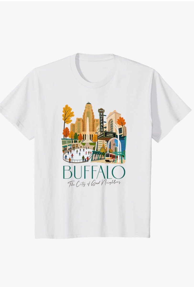 JayRyKK's tweet photo. Buffalo &amp; the Brits: a historic bond right next to the Falls! 🐃🇬🇧 From rich heritage to legendary wings, #BuffaloNY is a hidden gem. Vibrant waterfronts, festive vibes, and epic snow. Wear the mood! 
#Travel #History #PODDesign

https://t.co/ILx5VFkusP https://t.co/uo0uIb97lK
