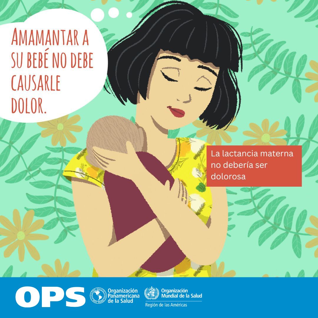 opsoms's tweet photo. Amamantar no debería ser doloroso. Si duele, un consejero capacitado puede ayudarte a descubrir por qué para que puedas amamantar cómodamente.

¡Apoyemos siempre a las madres que amamantan🤱!

#LactanciaMaterna

➕ https://t.co/ZHApd39UJt https://t.co/NXkhCbc75Q