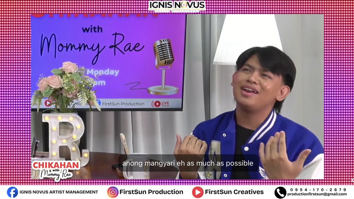 kyleartillaga's tweet photo. was at Chikahan with Mommy Rae🎙️

Thank you so much for having me as your guest! Mommy Rae, Ms. Rachel N. Pullon Super na-enjoy ko po ang interview and our conversation. Grateful for the opportunity and sa warm welcome. Until next time!❤️✨

At sa mga nanood kahapon, thank you🫶🏻 https://t.co/p3vPOMN56z