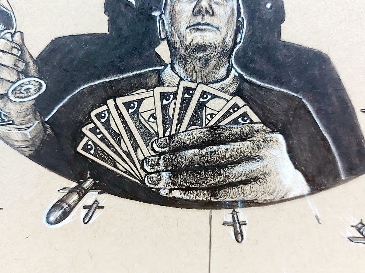 sungkayan1112's tweet photo. #illustrationart
#technicalpen
#painting
#picture
#colorpencil
#watercolor
#world
#politics
#International
#gametheory
#regardless
#gamenight
#manipulation
#winner
#loser
#simply
#control
#political
#ordinary
#traditionalart
#shadow
#deepstate
@sungkayan1112 https://t.co/5WleHokxWq