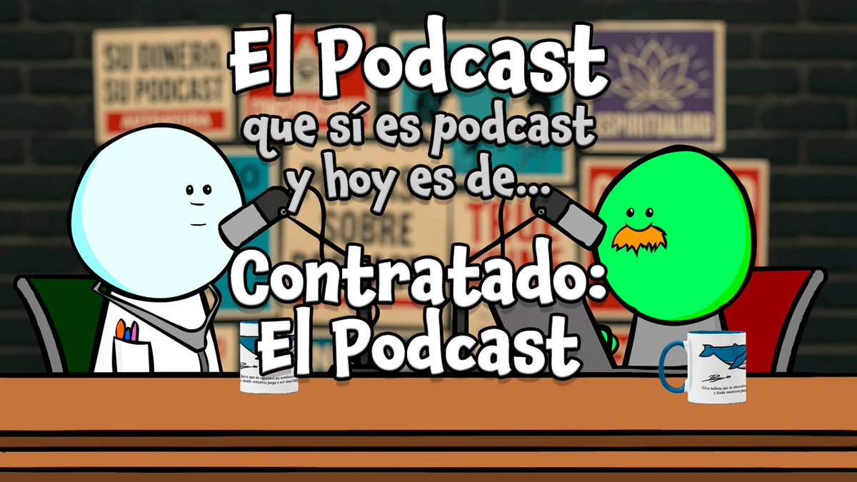 DrNetas's tweet photo. Contratado: El Podcast. 
En esta emisión, una entrevista de trabajo simulada para que aprendas a brillar frente a cualquier reclutador. Prepara tu currículum. Y tu paciencia.
https://t.co/uiNcsE5HaZ https://t.co/ZvQkQqBTfx