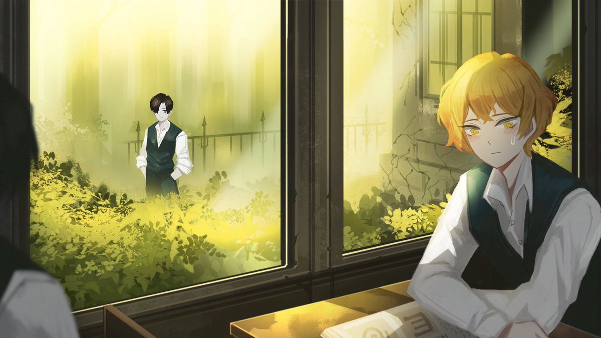abnormalesque's tweet photo. if i had a dollar for every demian adaptation thats korean and has an anime-ish style, id have 3 dollars, which isnt a lot, but its weird its happened thrice. https://t.co/WT54blXcuk