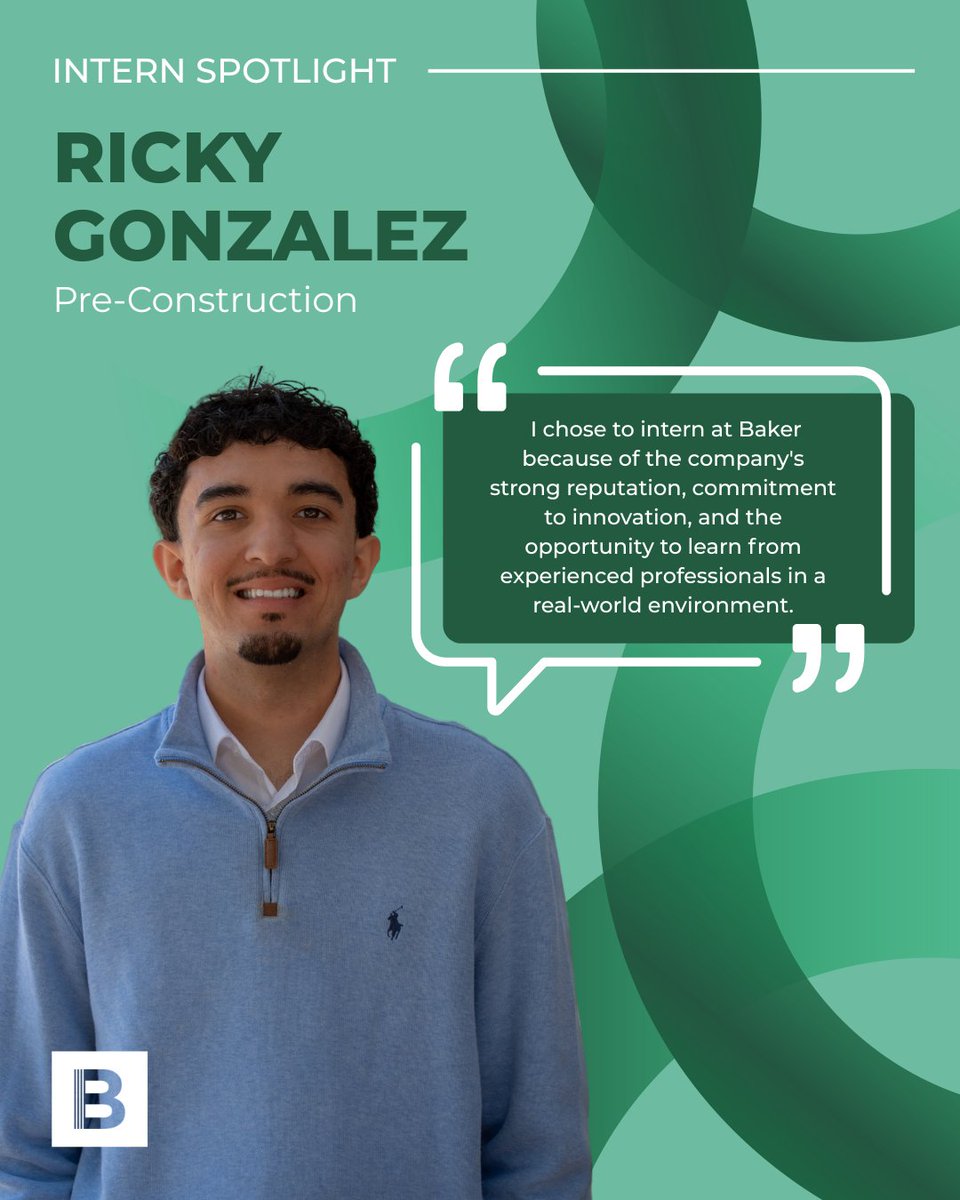 Baker_Electric's tweet photo. Ricky, an Electrical Engineering student at Cal State Fullerton, joined Baker Electric to gain hands-on experience and learn from industry professionals. This summer, he's exploring pre-construction and seeing how engineering, estimating, and planning bring projects to life. https://t.co/oED2lUM8SK