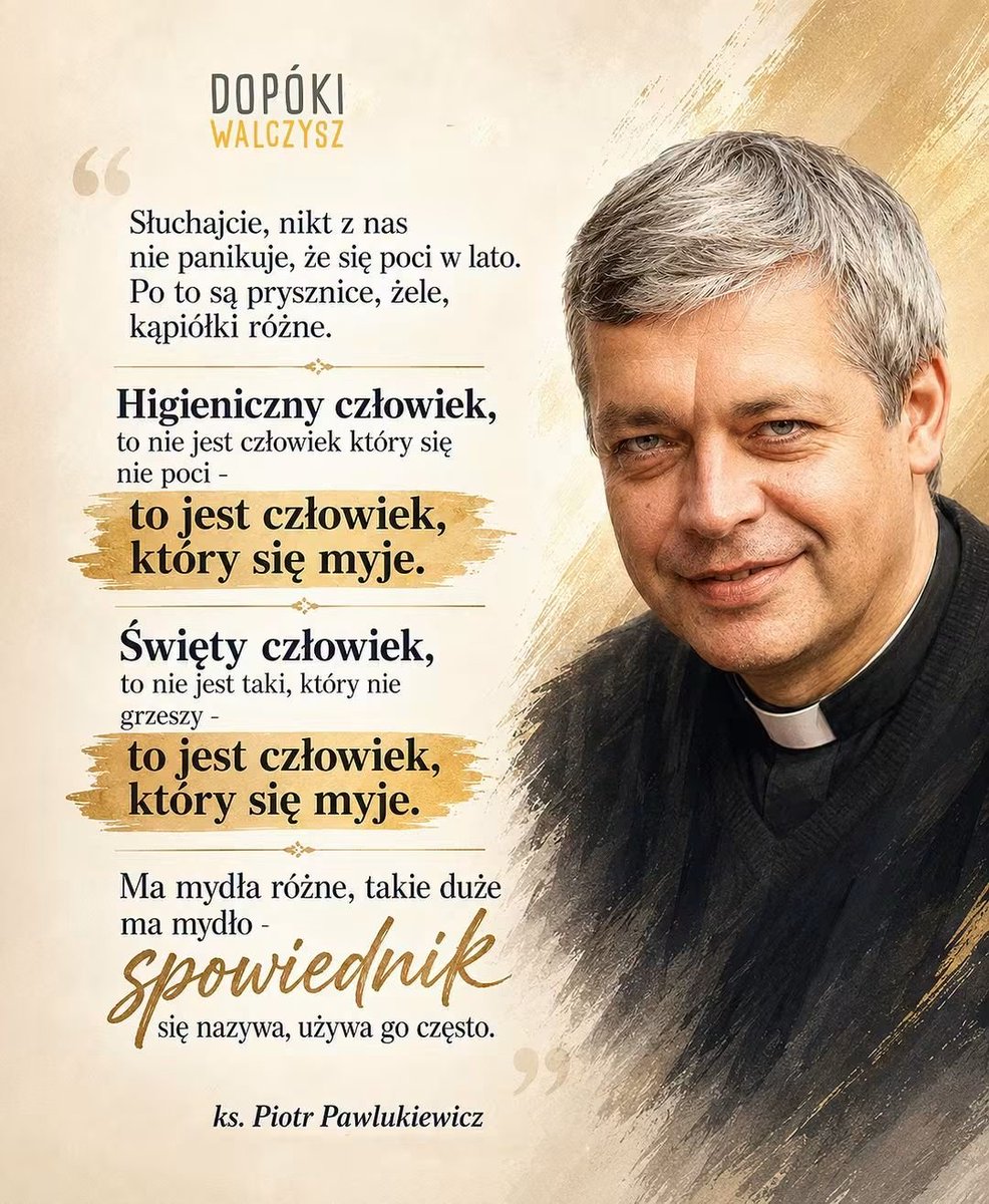 xppawlukiewicz's tweet photo. Myślę sobie: trzeba przygotować fragment na te upały. Sięgam do kajecika z cytatami xp i znajduję to. - „Eee nie o taki cytat mi chodziło!:)”.

A potem kolejna myśl - Duch wieje w różny sposób – może  ktoś dzisiaj potrzebuje tych słów. Zostawiam.  

(E.)
---
Fot. HF/FotoGość/AI https://t.co/XS3zl7Gfzy