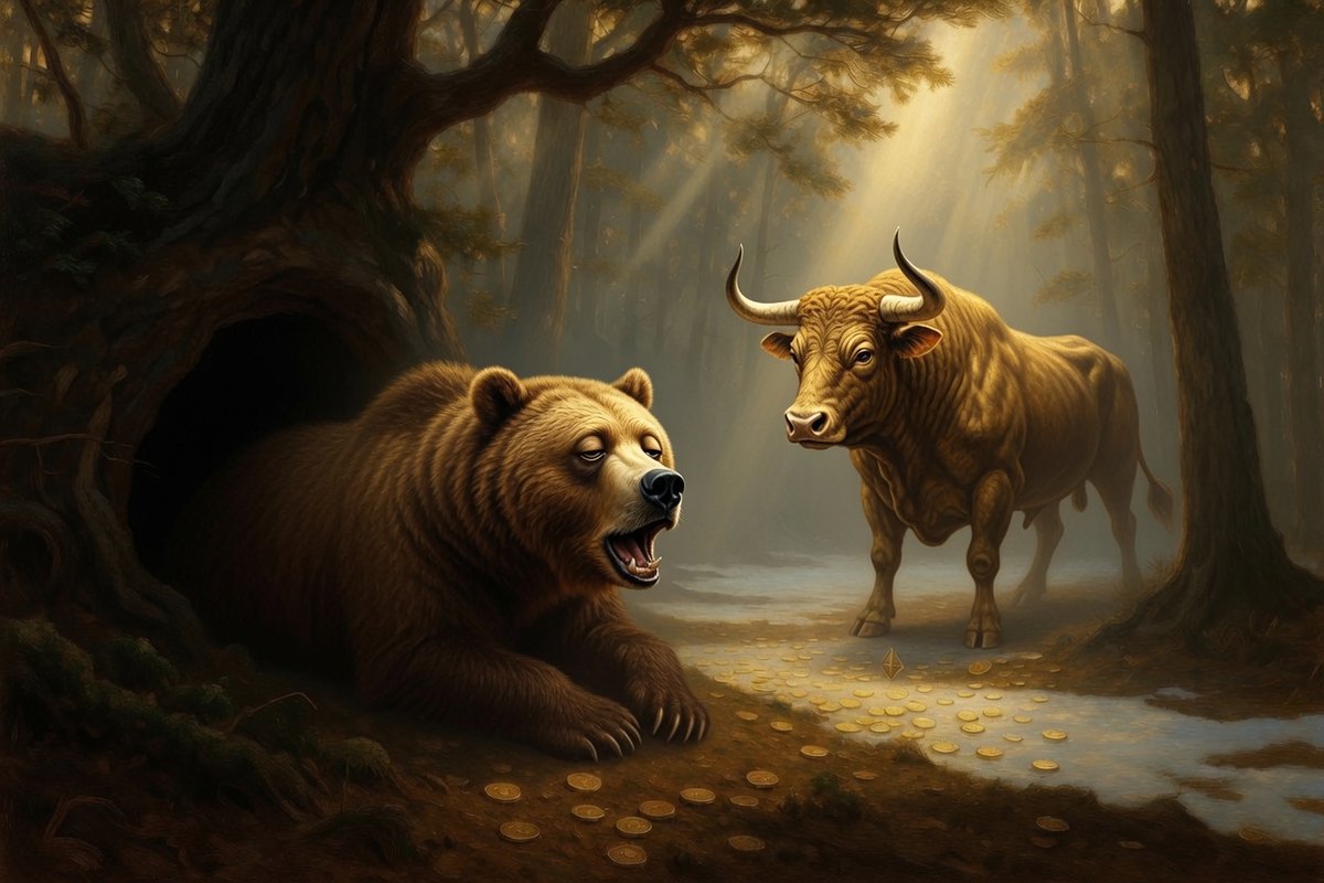 SlapsBank's tweet photo. silence on crypto, a spell.   
now a tale the teller wants to tell. https://t.co/NgiagtvrlW