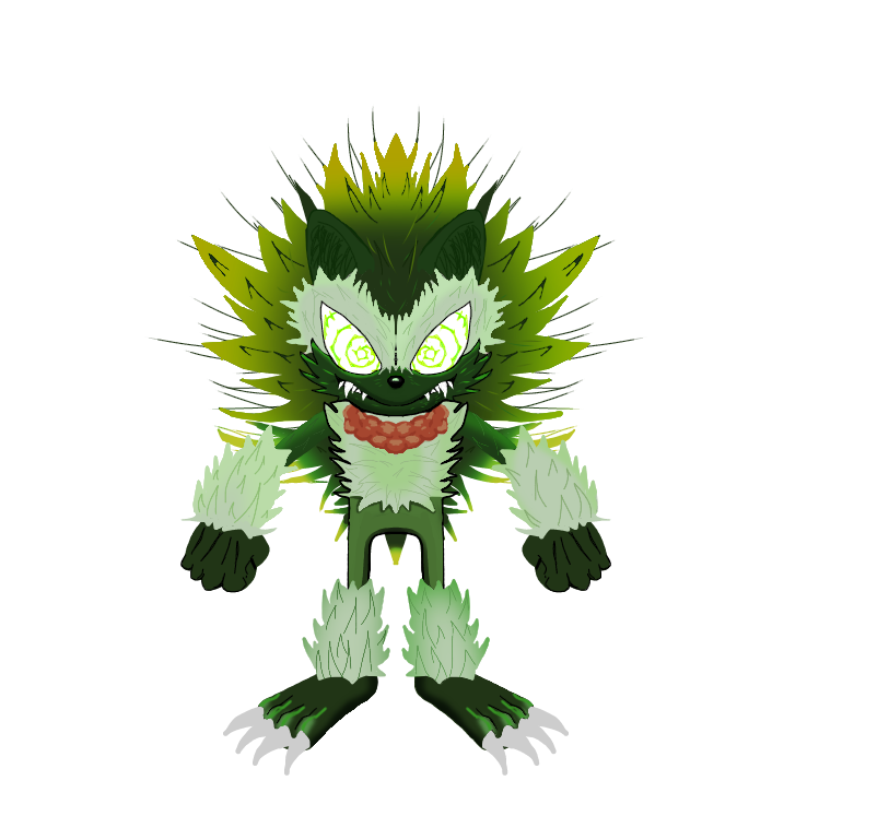 Kalpas90's tweet photo. #execomunity 
Fan art for God's veil game! 
just Turbo on meth and his green wow https://t.co/LOkKXBcSRY