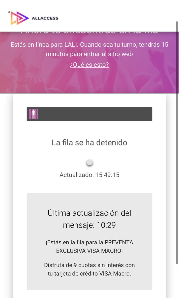 ffranngomezz's tweet photo. Despues de haber hecho la fila 3 veces, me salta esto. KE? https://t.co/8dbLtcP3WG