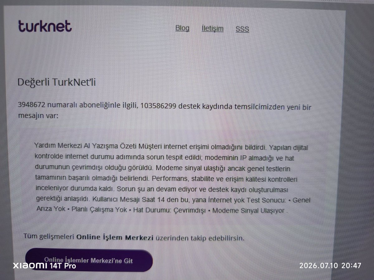 aligulseren's tweet photo. @EmreBoztepe1993 @Turknet O da birşey mi. 9 temmuz gidiş halen yok. İstanbul Bayrampaşa. @TurkNetDestek pişmanlık. https://t.co/kV6gXwCGUw
