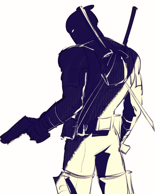 kiwbyy's tweet photo. practicing with random pinterest poses 
#deadpool / #spideypool (?) https://t.co/kdOVrgiMUb