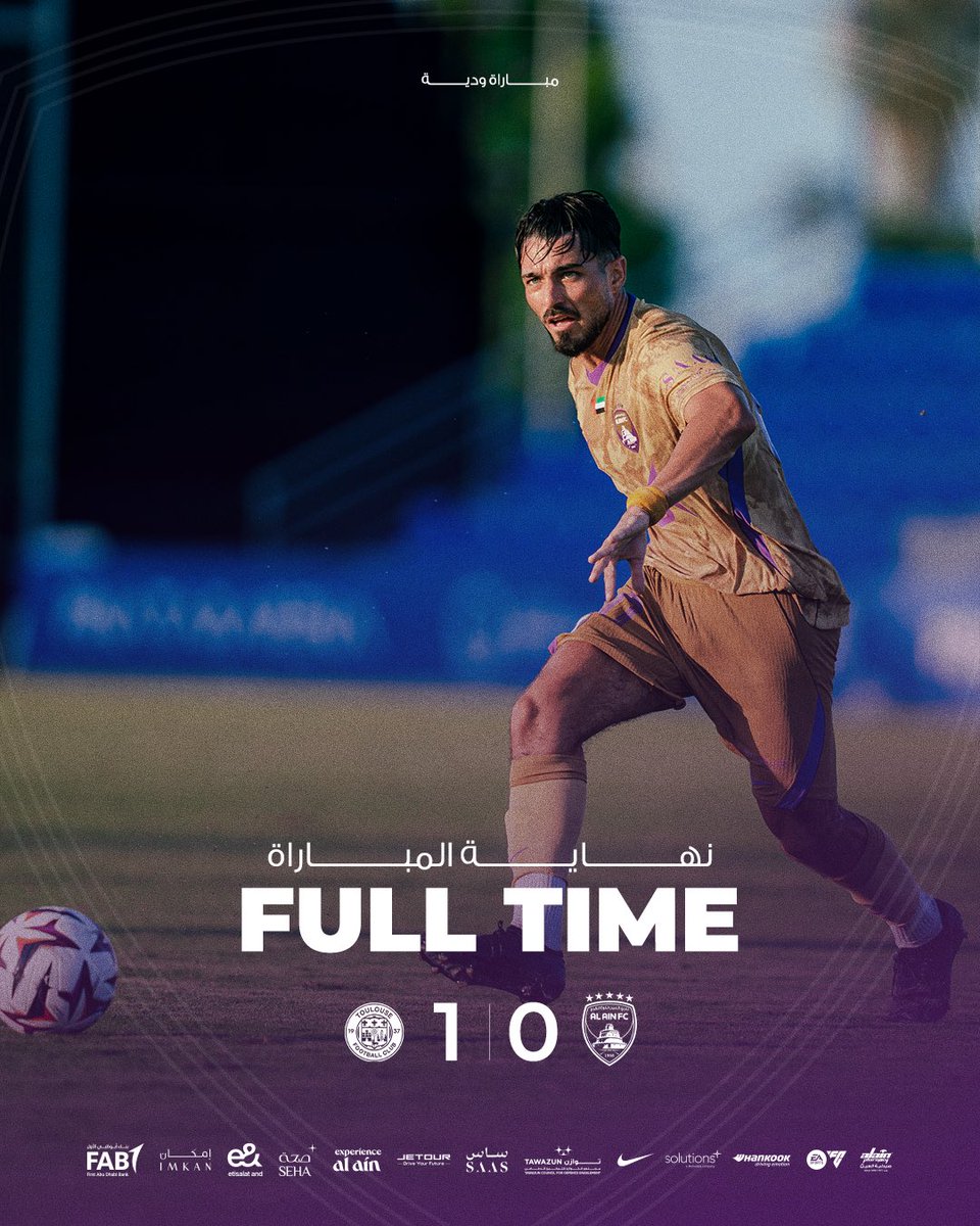 alainfcae's tweet photo. صافرة نهاية المباراة 🔚 https://t.co/AvRrwQDhFs