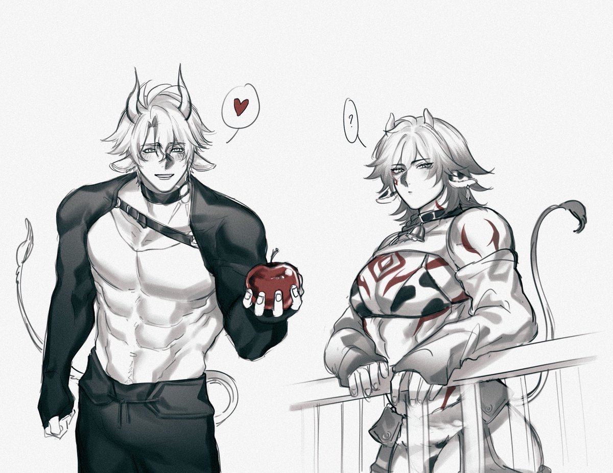 PorlarisArt's tweet photo. #phaidei 

hehe bullnon and cowdei doodle https://t.co/2EtcItgppn