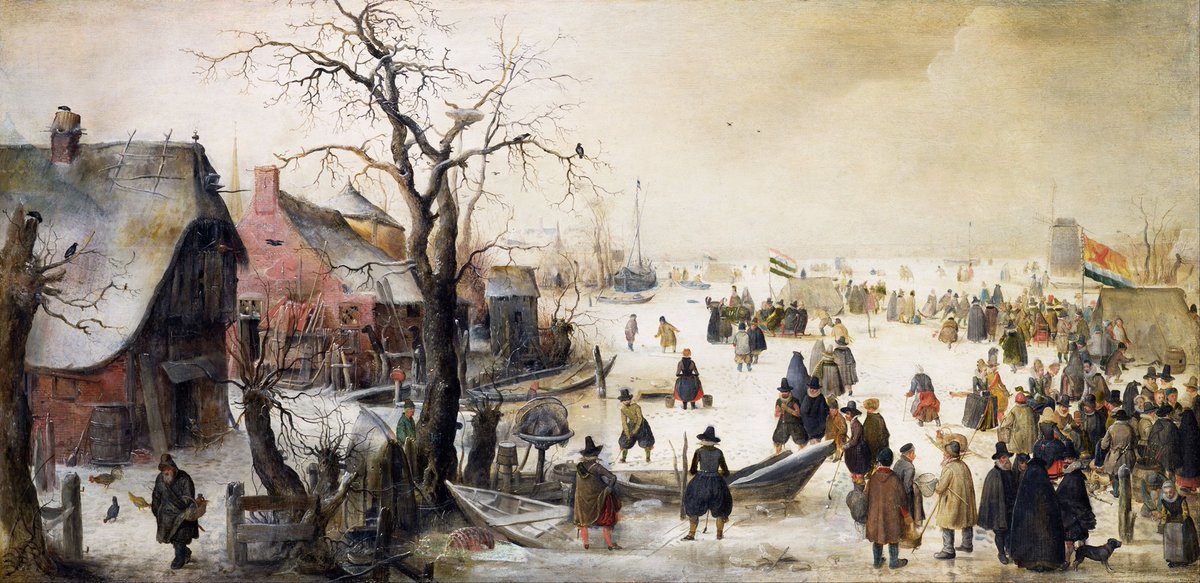 Goudriaan2's tweet photo. Winter Scene on a Canal
Hendrick Avercamp, 17th century https://t.co/bidcBuQNvA