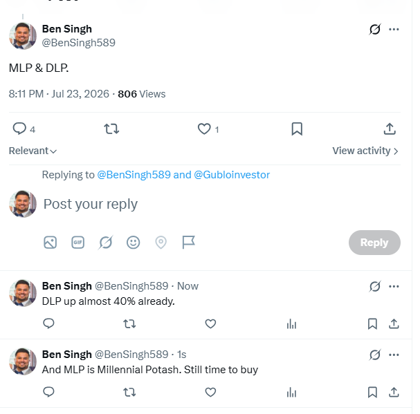 InsightsBen's tweet photo. 40% from DLP in less than 2 weeks. I have many more examples. Follow me to get more trades like these. https://t.co/VBrtG7516Z