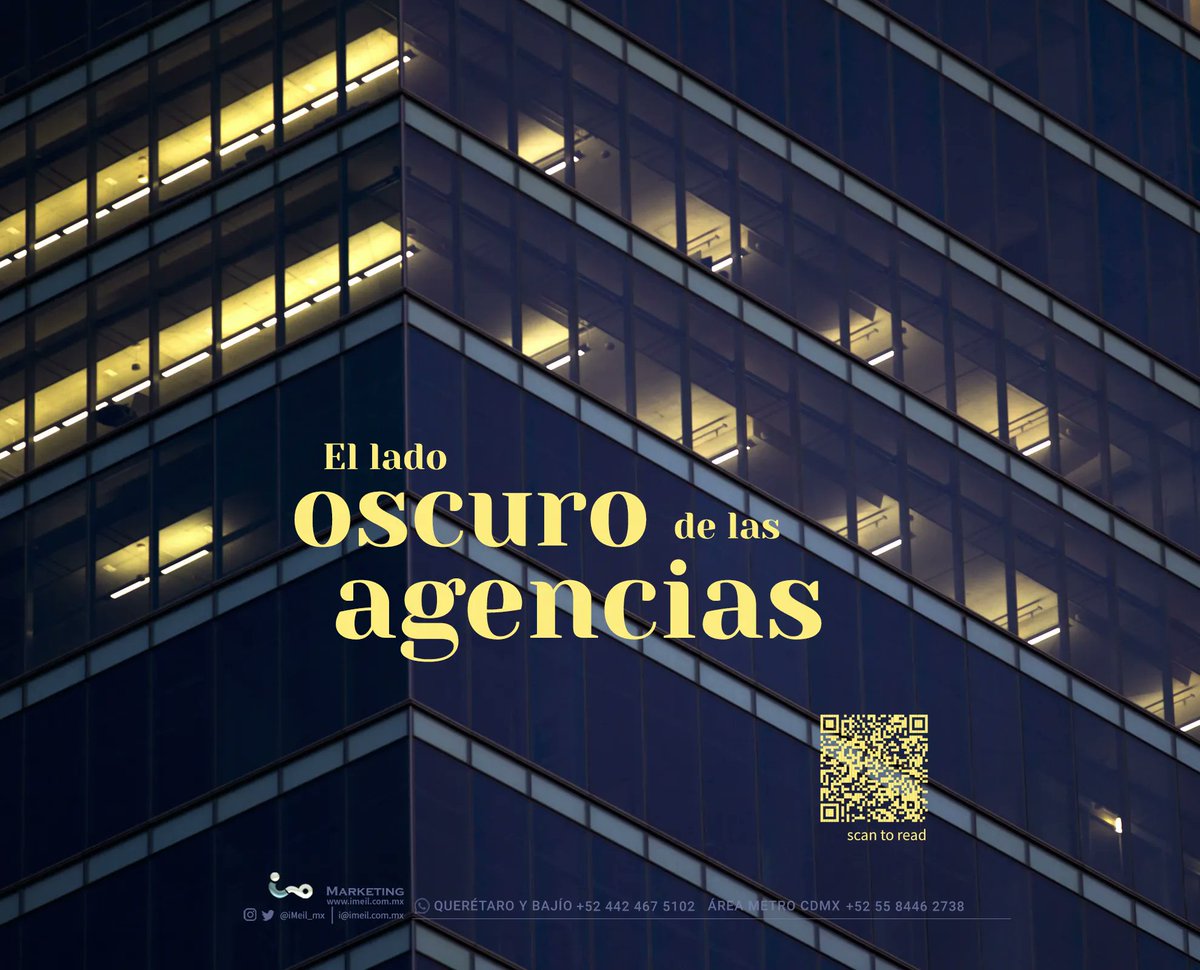 iMeil_mx's tweet photo. El lado oscuro de las agencias no se encuentra en sus campañas, sino en la brecha entre lo que venden y lo que creen entregar

¿Proveedor de ideas o simple vendedor de servicios? El dilema de "Ser o no ser"...

Lee artículo completo — https://t.co/jaIvyg2A1s

#cmo #liderazgo https://t.co/dgMxQgUwkg