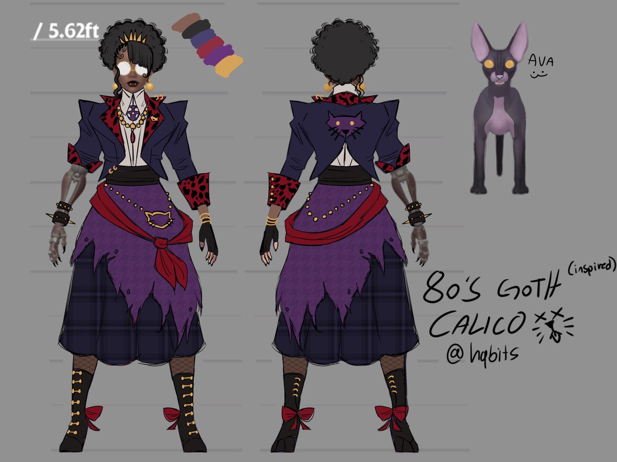 horridhqbits's tweet photo. GOTH calico and EMOOOO drifter….. #deadlock https://t.co/my4Jp649GZ