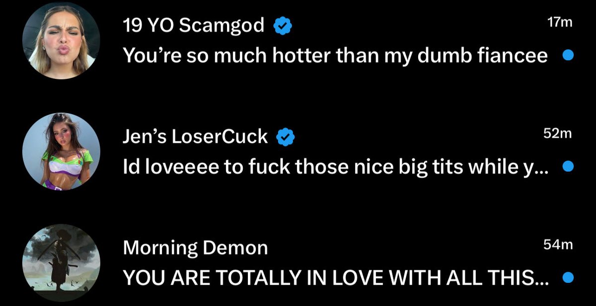 GoonetteChats's tweet photo. My DMs are all goonified https://t.co/HZddjilUAR