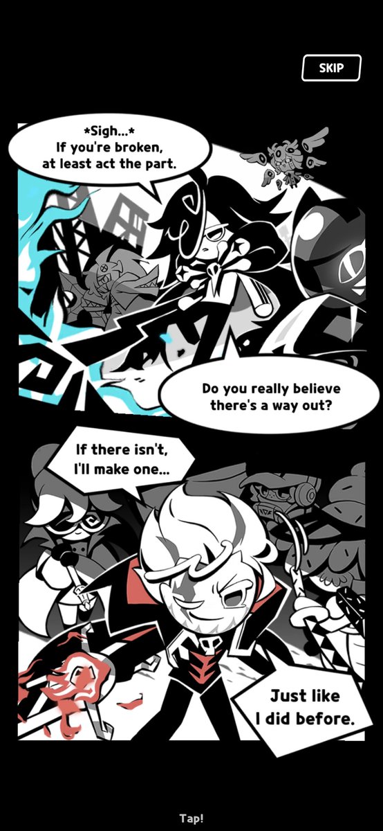 Cavahei14's tweet photo. CRC SPOILERS!!! LOOK AT YOUR OWN RISK.

HOLY SHIT???? HUHHHHH
#crc #cookieruncrumble #ovenwanderercookie #gingercraven #gingerbrave? https://t.co/AFZkGXiBwD