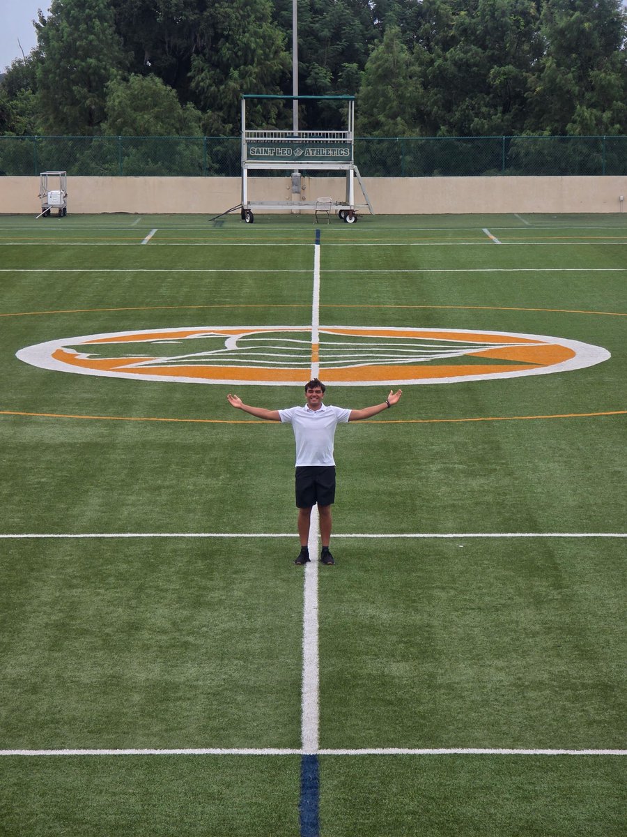 KLove_2027's tweet photo. Thank you @CoachKeimer and @sagerodefeld for inviting my family and I on an amazing visit earlier this week. Very grateful for the entire St. Leo staff and loved everything about the school. #GoLions #TheLionWay https://t.co/aExwIwduNQ