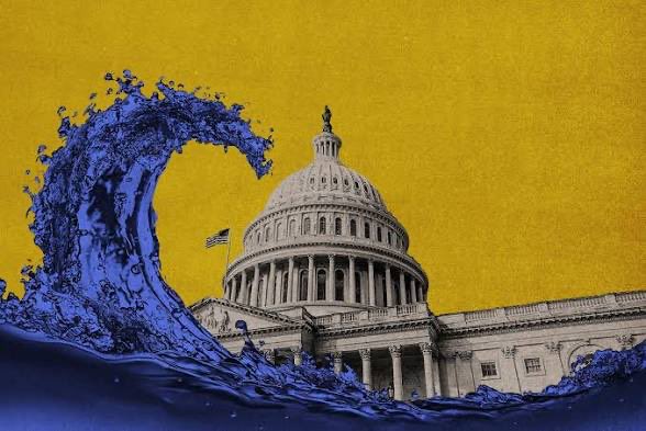 mjfree's tweet photo. @DemocraticWins We're not a monarchy, we're a democracy. Republicans in Congress have treated the White House like a palace run by a king. The cure is the ballot box. November is when we vote out Republicans in Congress, and win the Majority back. #BlueWaveIn90Days https://t.co/to3W1vqA85