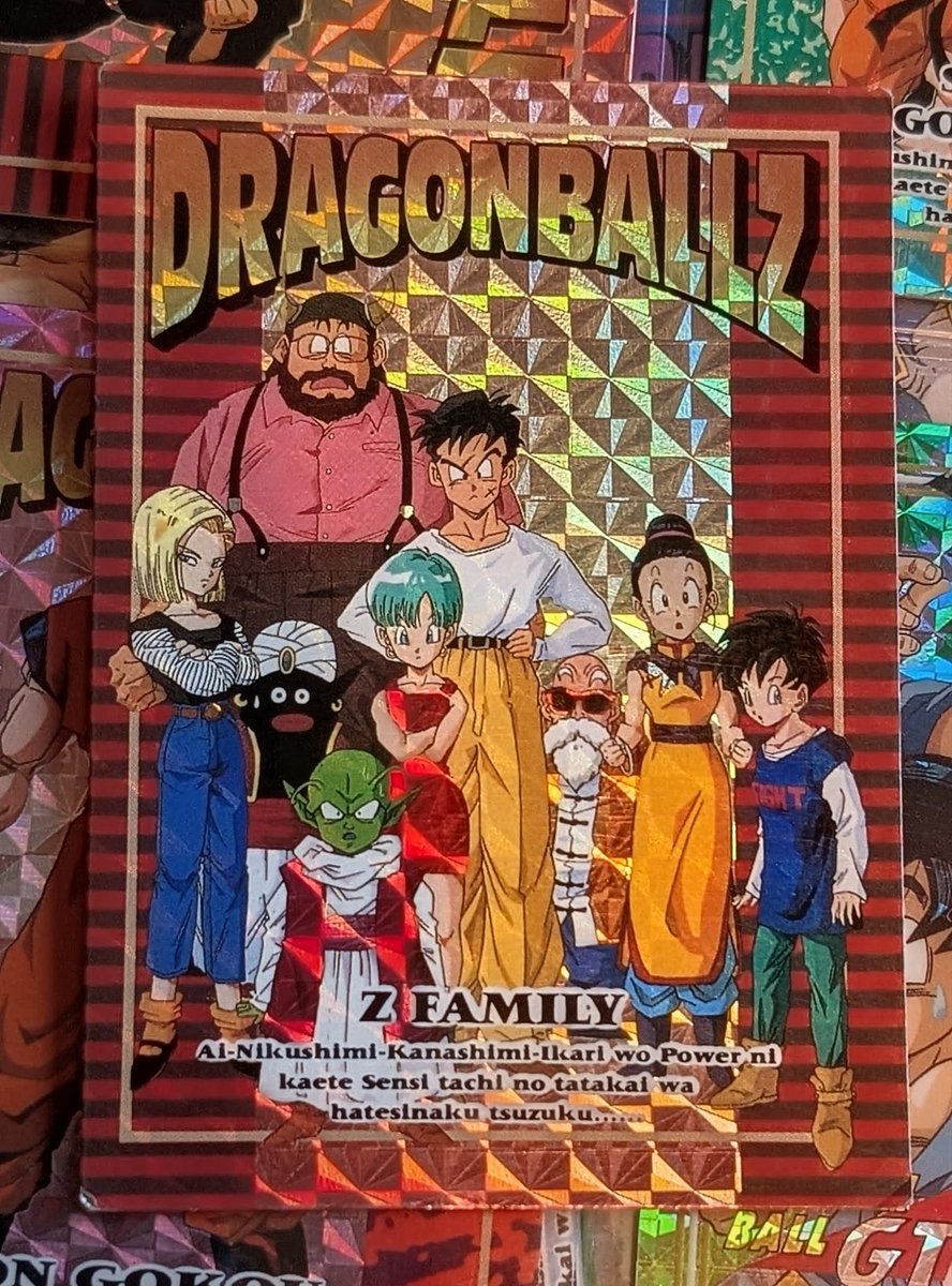 Dbzcollection's tweet photo. Bon début de soirée 
#Amada Trading Card Mémorial Photo
#C18 #Gyumoa #Mrpopo #Bulma #Yamacha #Chichi #Videl #Dende #Kamesennin
La Z Family ❤️❤️ https://t.co/2auPAql6XN
