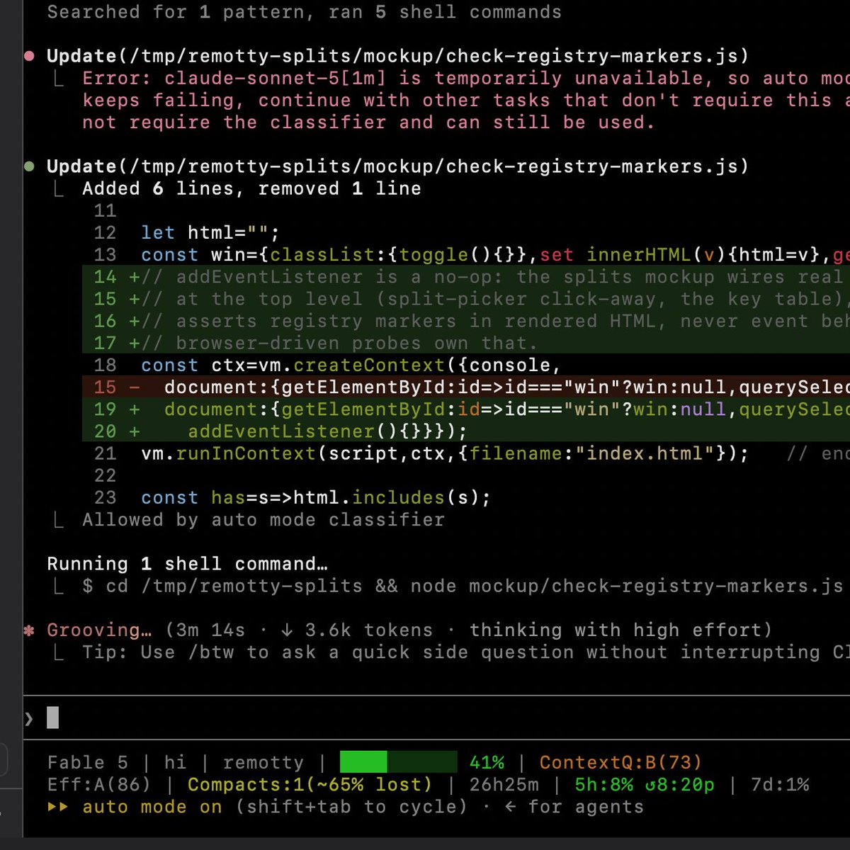 ferosa888's tweet photo. Claude code has been routing Fable requests to Sonnet 5, while still charging me for it... 

heres the proof I have never even requested sonnet to anything. 

whats going on @AnthropicAI ?! https://t.co/fwJ6JV3LIm