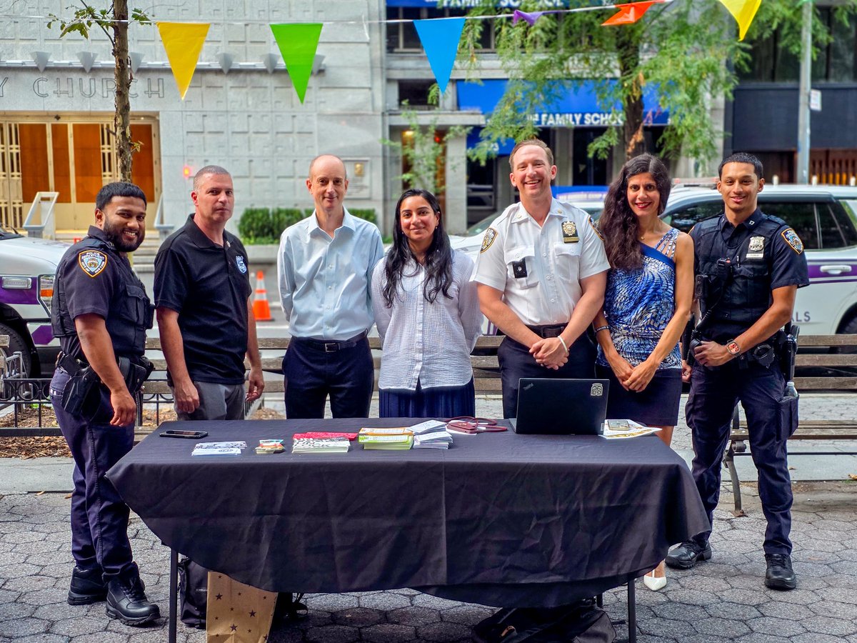 NYPD17Pct's tweet photo. Thank you all for attending the 17th precincts National Night Out.  Thank you to the 17th Pct Community Council and to the 17th Pct Community for your continuous support. #NNO2026 https://t.co/yBjFftlJXb