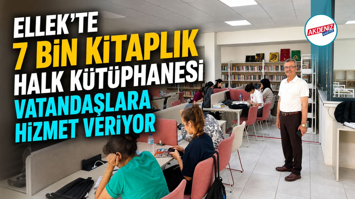acihangir's tweet photo. Ellek'te 7 Bin Kitaplık Kütüphane Vatandaşlara Hizmet Veriyor https://t.co/A768kX6YZ2 @ellekbeltr @abbasyesildemir @80Akdenizgazete https://t.co/3t2Ohi0EZD