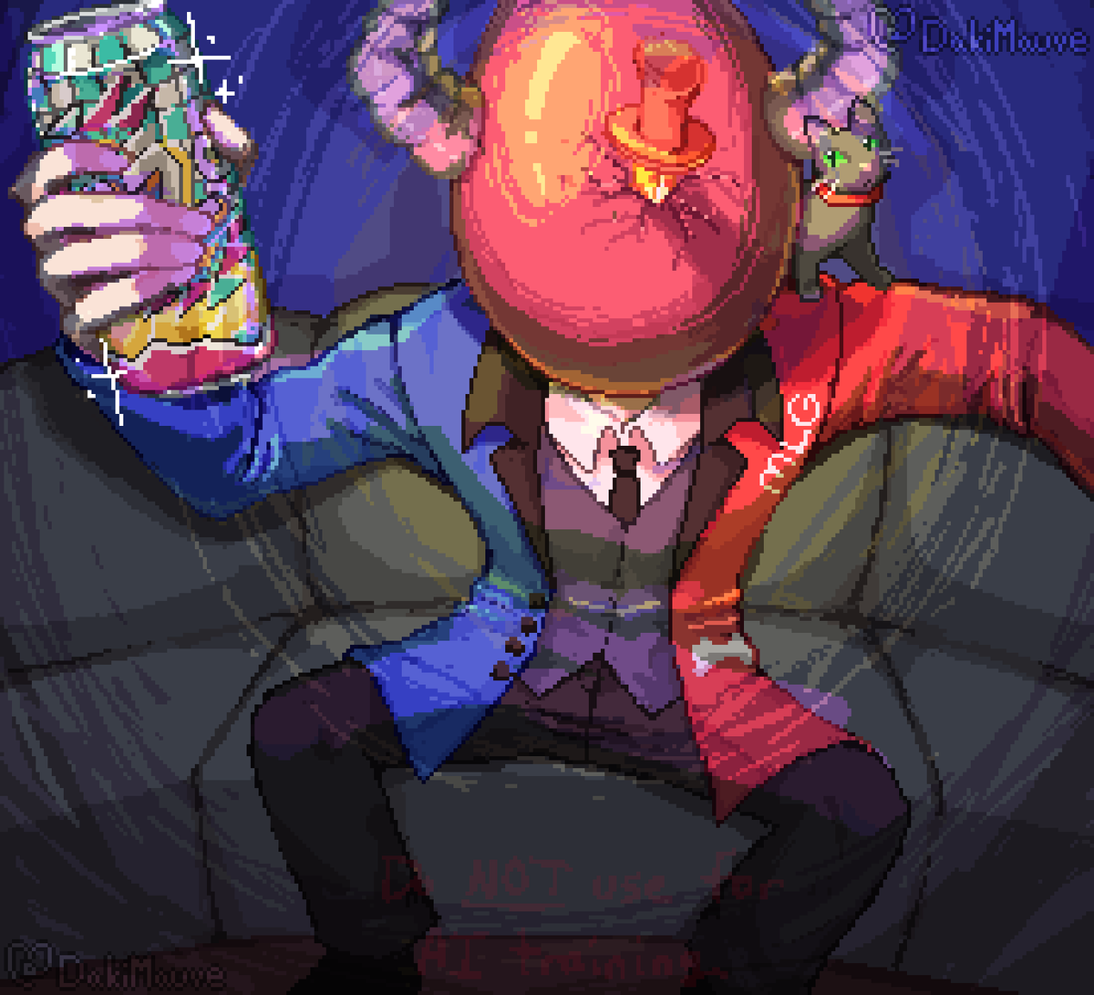 DakiMauve's tweet photo. Farranged enjoying one of his favorite Arizona Iced Tea drinks.

Thank you @CatKellan for your commission! ^^
#Commission #Roblox https://t.co/NJtNRJahBW