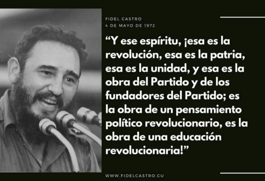 JosLuisRod46599's tweet photo. #CubaMined ##Edusur. El más alto honor para un revolucionario es seguir el legado de #100AñosConFidel. https://t.co/jxomNbaUjW