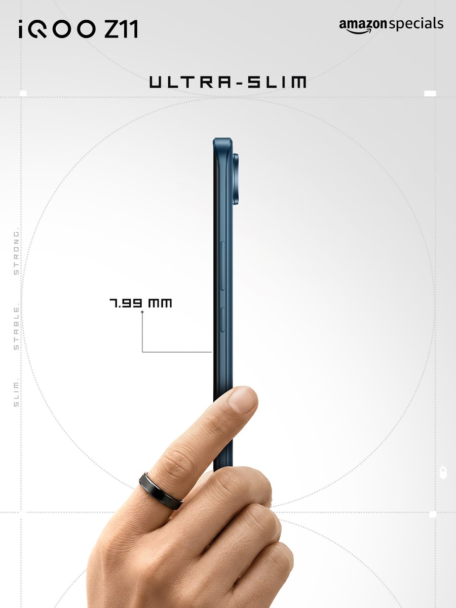 IqooInd's tweet photo. Looks good. Feels even better. โก
Meet the iQOO Z11 in Aurora Green and Celestial Blue crafted to stand out, engineered to stay light.
At just 199g and 7.99mm, it's built to keep up without weighing you down.
Launching 20th August. ๐
#iQOO #iQOOZ11 #Smartphone #Design #AI #Performance #Tech #Gaming