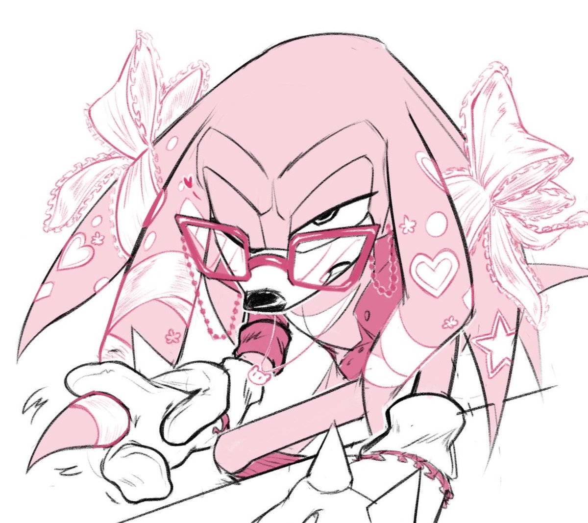 GreyRat44's tweet photo. pink knuckles 👀🌸💖 (old sketch)
#sth #sonic #knuckles https://t.co/xEerOPlZ9v