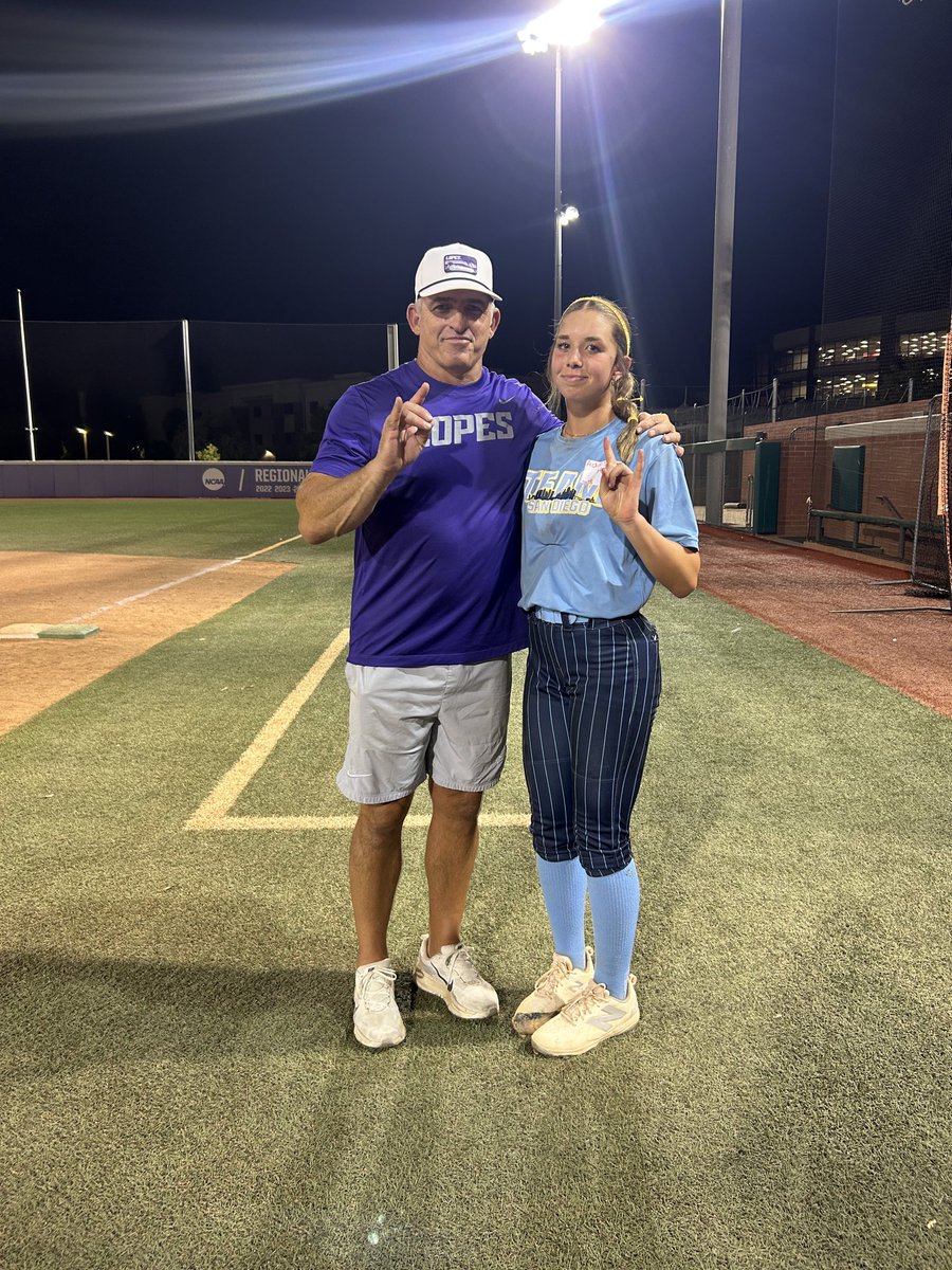 addisonhig2028's tweet photo. Thank you to the entire @gcusoftball staff for another great camp. I appreciated the opportunity to be back on campus, connecting with other players and with the coaches. Thank you for your time and for making it such a great experience. https://t.co/k2O4yD6atD