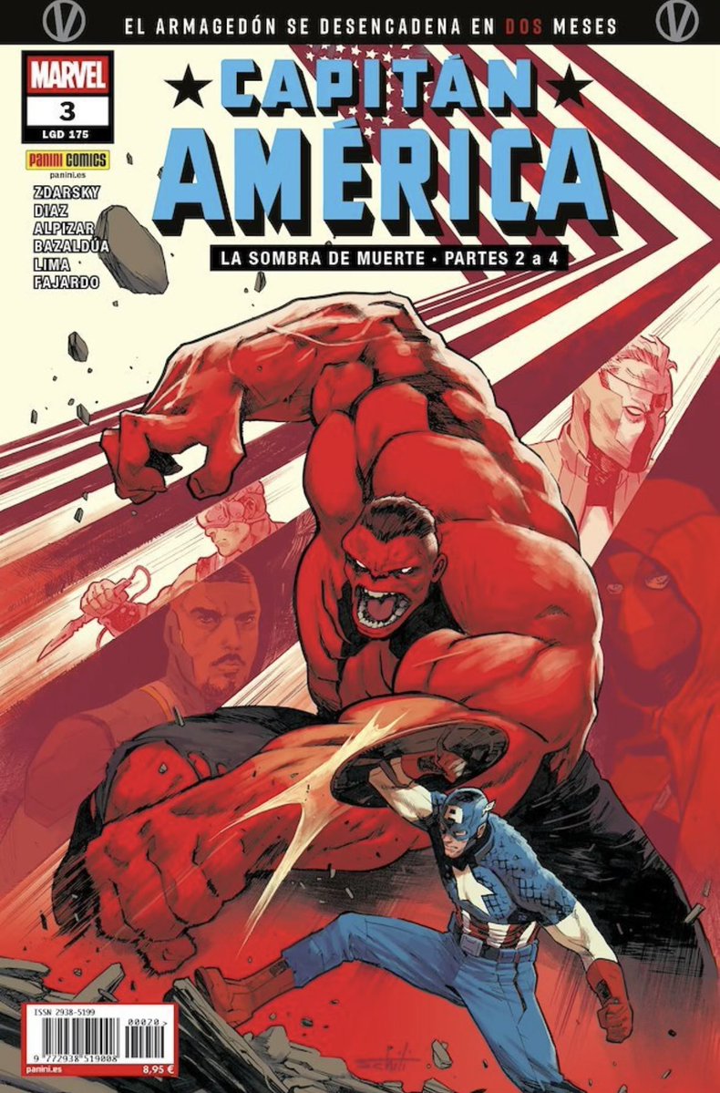 JuanT351's tweet photo. 183) Capitán América #3

La serie sigue siendo fresca y disfrutable de leer. Muy bien hilado lo que vimos en el pasado en el primer número con el presente actual. El equipo de SHIELD dividido con diferentes razones son signo de un guión muy bueno. Ganas del siguiente

★★★★★ https://t.co/bl1YRxatCt