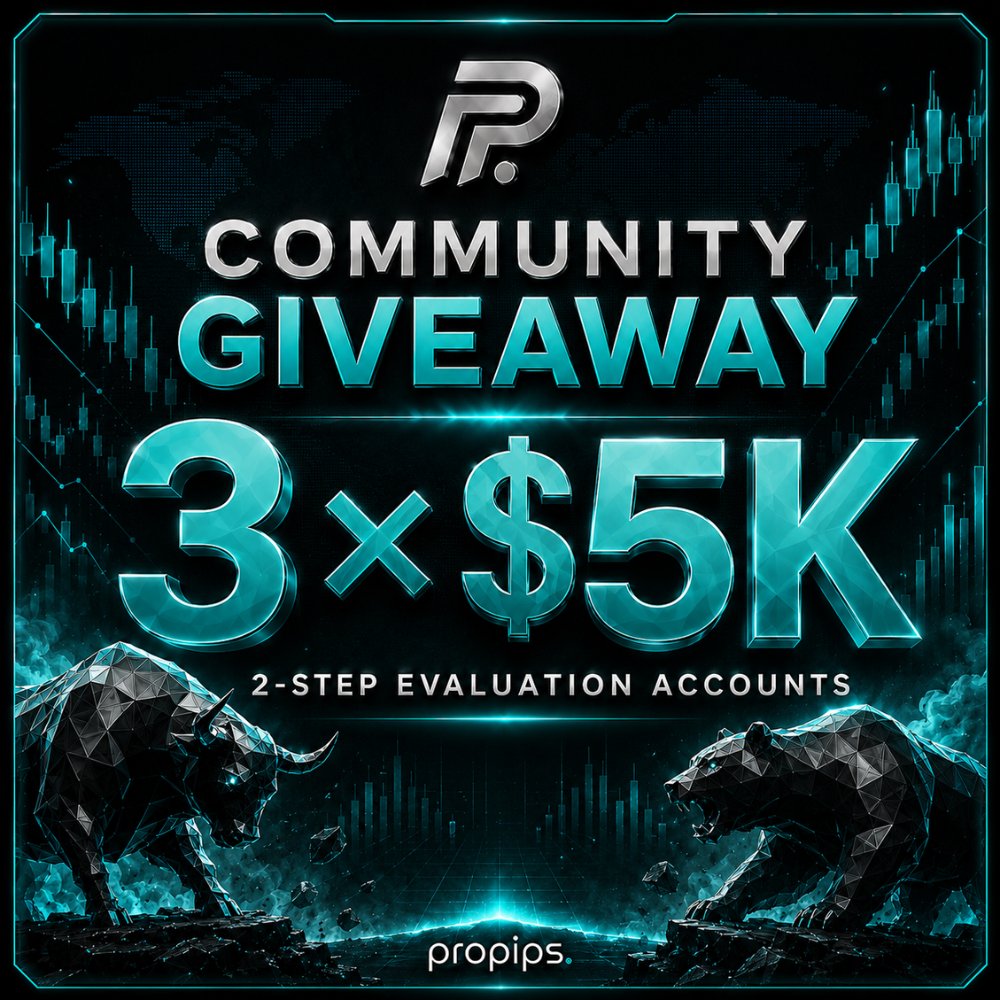 ameeenullah01's tweet photo. 🎁 Giveaway Time 🎁

3x 5k 

1.Follow @propips_io @josh_propips @ameeenullah01

2. Like and repost the giveaway post. 

3. Comment and tag 3 traders.

Winners announce in the next 72h https://t.co/FhThF1ZwMg