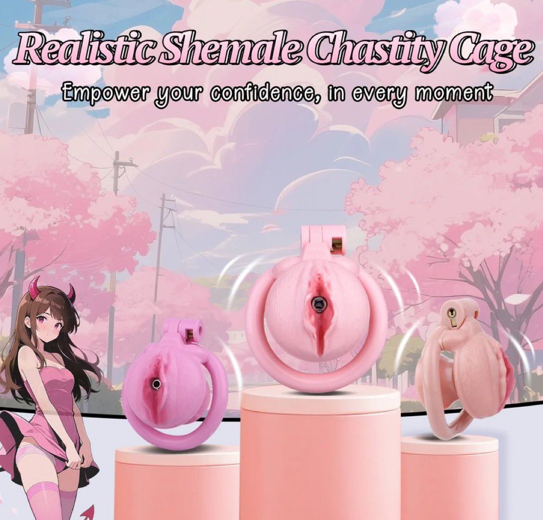 MOMMYDANA74's tweet photo. Realistic Pussy Chastity Cage https://t.co/FWrYtO0mzc…  😘 #chastity #chastitycage #chastitydevices #BDSM #chastitybelt #chastitylock #malechastity #sissy  #chastitytoy #lockedup https://t.co/h8I96g6FdA