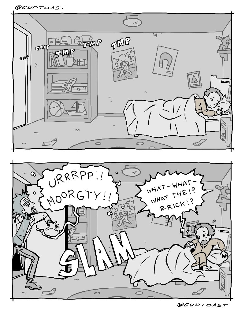 cupTWOst's tweet photo. nightmare #RickandMorty 

(1/10) https://t.co/K0aTNqjsEj