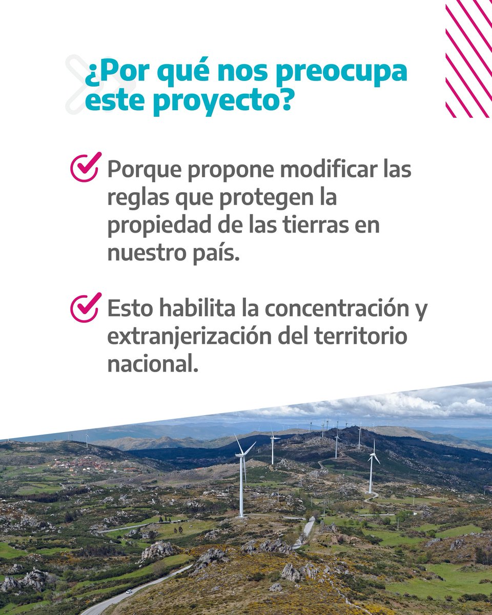 sbatakis's tweet photo. Este jueves 6 de agosto el senado de la Nación va a tratar la #LeyDeTierras, una ley que en 2011 buscó proteger la soberanía sobre nuestras tierras y recursos. 

¿Qué implica ésta reforma? �� https://t.co/iXich8eBqH