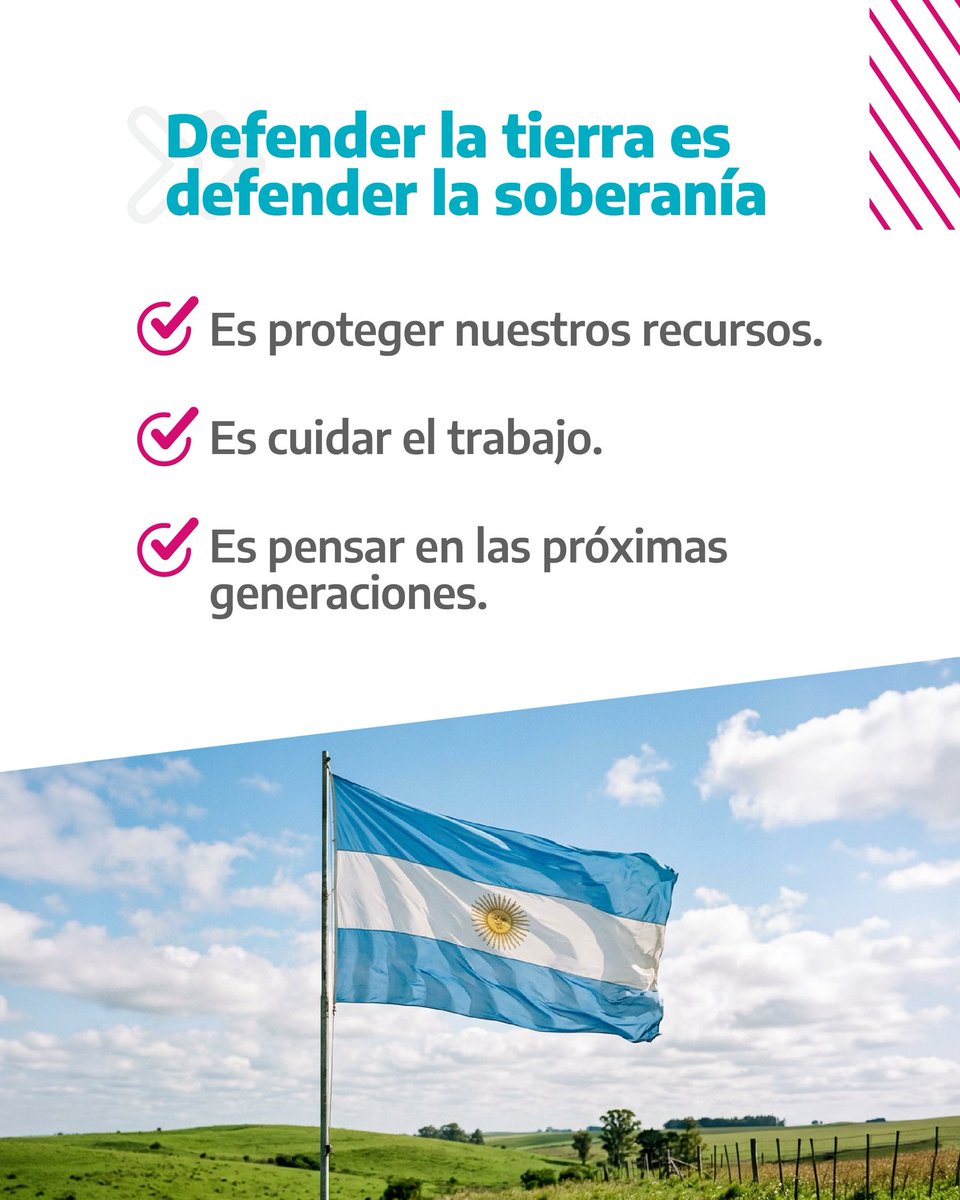 sbatakis's tweet photo. Este jueves 6 de agosto el senado de la Nación va a tratar la #LeyDeTierras, una ley que en 2011 buscó proteger la soberanía sobre nuestras tierras y recursos. 

¿Qué implica ésta reforma? �� https://t.co/iXich8eBqH
